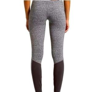 Puma Heather Gray and Black Mesh Moto Leggings. Excellent condition! Size SMALL